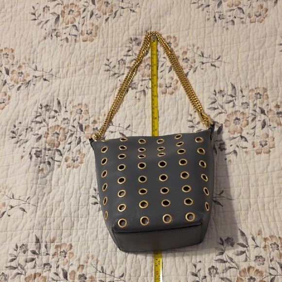 All Saints Gray and Gold Women's Bag - Picture 2 of 4